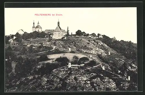 AK Znaim, Blick auf den Pöltenberg