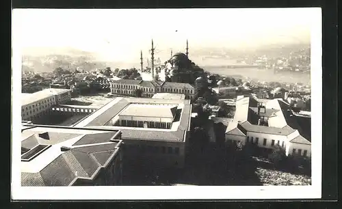 AK Istanbul, Ortsansicht mit Moschee