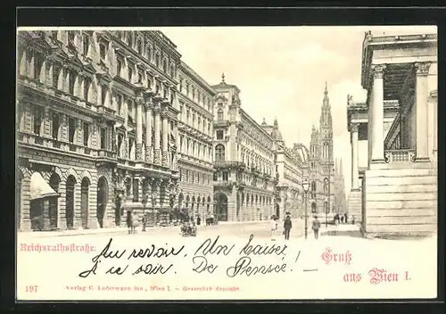 AK Wien, Partie der Reichsrathsstrasse