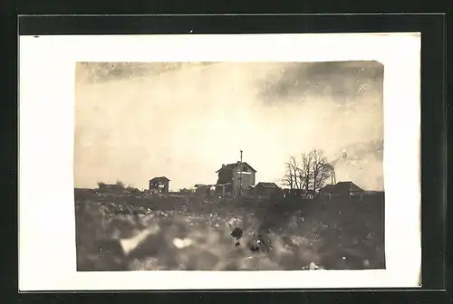 Foto-AK Beuvraignes, La Gare