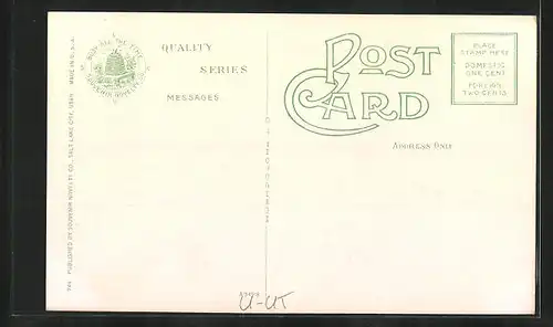 AK Salt Lake City, UT, The Temple Grounds in Winter