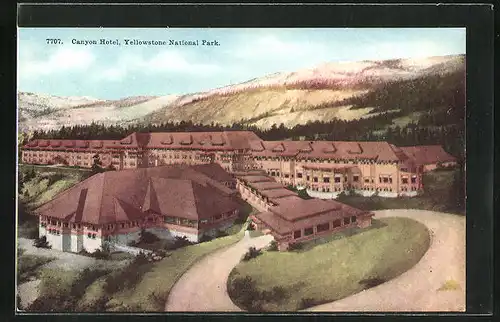 AK Yellowstone National Park, WY, Canyon Hotel