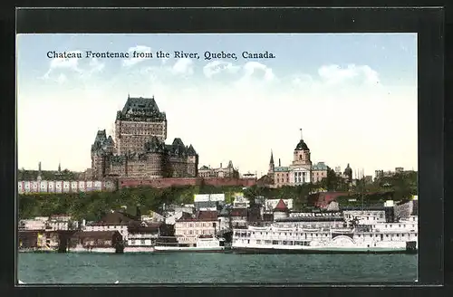 AK Quebec, Chateau Frontenac from the River