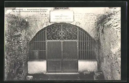 AK Carthage, Amphitheatre-Chapelle de Saint-Perpetue et Sainte-Felicite