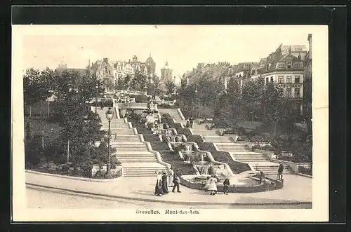 AK Brüssel / Bruxelles, Mont-des-Artes
