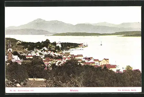 AK Molde, Totalansicht vom Flugzeug aus