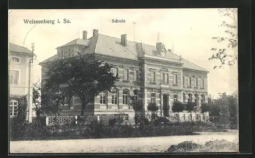 AK Weissenberg i. Sa., Totalansicht der Schule