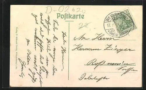 AK Weissenberg i. Sa., Totalansicht der Schule