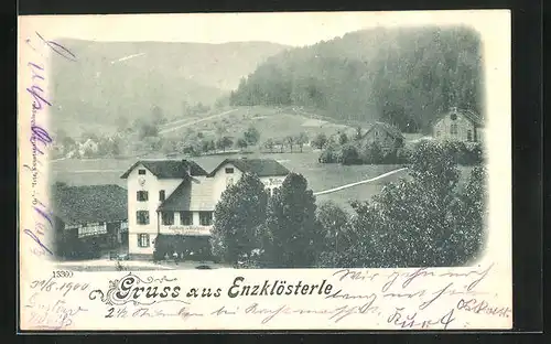 AK Enzklösterle, Gasthaus zum Waldhorn