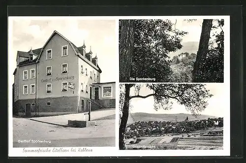 AK Eitelborn b. Koblenz, Gasthof Sporkenburg, Sporkenburg, Gesamtansicht