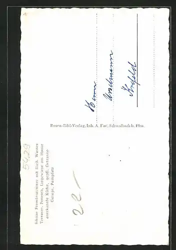 AK Bogel, Hote Pension Ruppmann