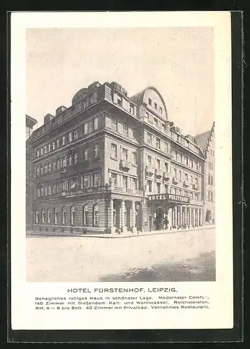 AK Leipzig, Hotel Fürstenhof