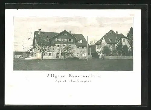 AK Kempten, Spitalhof, Allgäuer Bauernschule