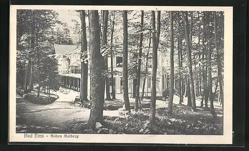 AK Bad Ems, Gasthaus Hohen Malberg