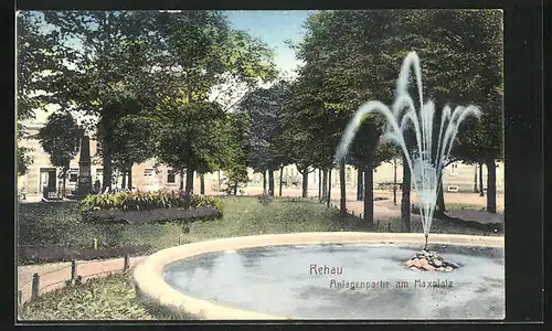 AK Rehau, Anlagenpartie am Maxplatz