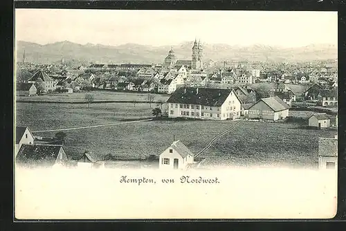 AK Kempten, Gesamtansicht mit Kirche