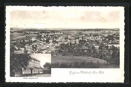 AK Waldbröl /Bez. Köln, Hotel Heyderhof, Teilansicht