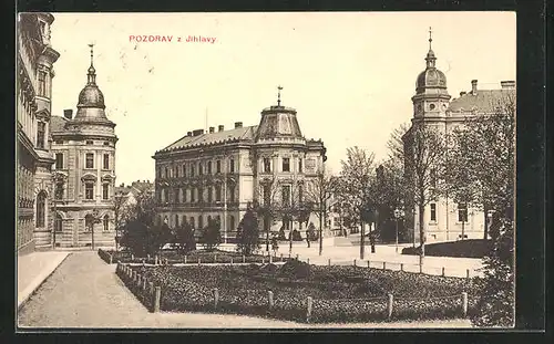 AK Jihlava, Kirche, Rathaus, Verwaltung