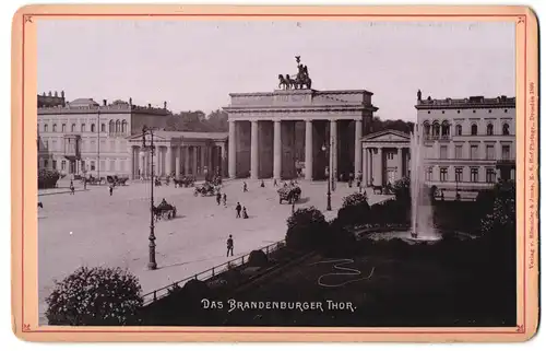 Fotografie Römmler & Jonas, Dresden, Ansicht Berlin, Pariser Platz mit Brandenburger Tor