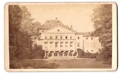 Fotografie unbekannter Fotograf, Ansicht Ebersdorf, Partie am Schloss