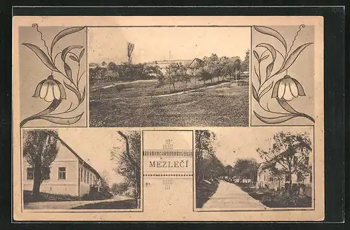 AK Mezilecí, Verschiedene Strassenpartien