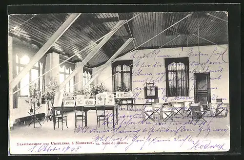 AK Maaseik, Etablissement des Ursulines, Salle de dessin