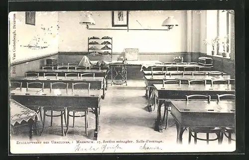 AK Maaseik, Etablissement des Ursulines, Salle d`ouvrage