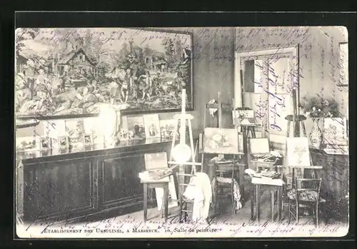 AK Maaseik, Etablissement des Ursulines, Salle de peinture