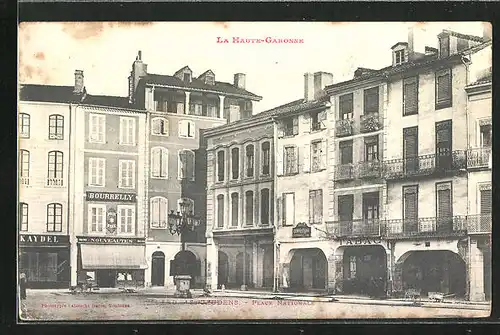 AK Saint Gaudens, Place Nationale, Tabac