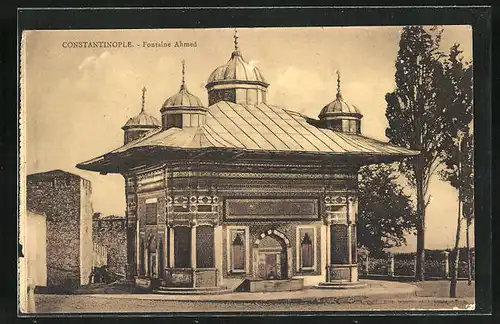 AK Constantinople, Fontaine Ahmed