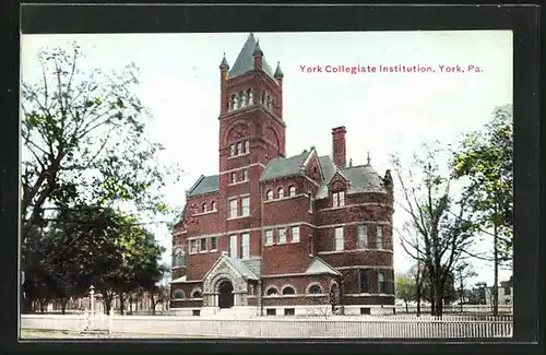 AK York, PA, York Collegiate Institution