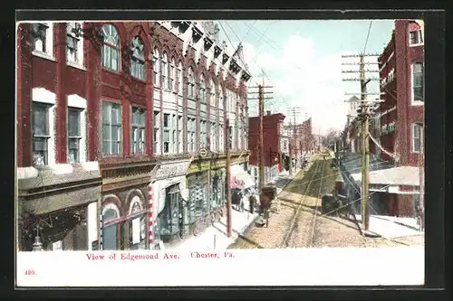 AK Chester, PA, View of Edgemond Ave.