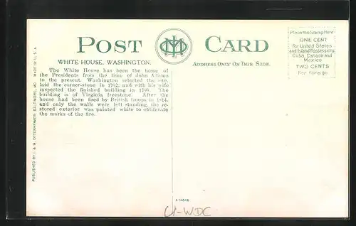 AK Washington D.C., Front View of the White House