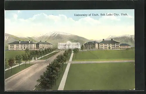 AK Salt Lake City, UT, View of the Local University