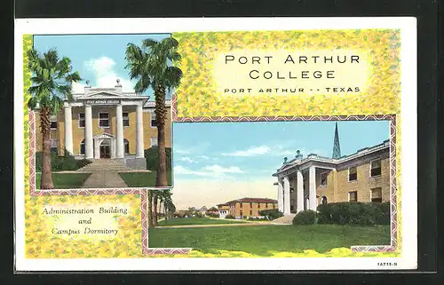 AK Port Arthur, TX, Administration Building and Campus Dormitory