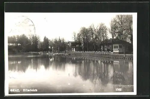 AK Graz, Hilmteich mit Pavillon