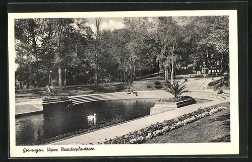 AK Groningen, Vijver Noorderplantsoen