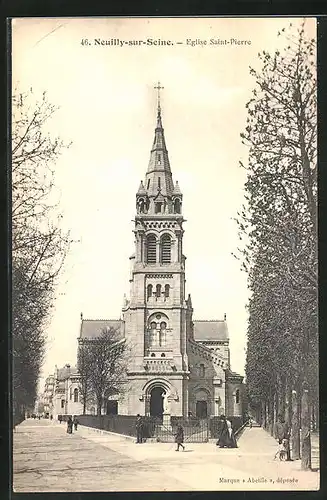 AK Neuilly-sur-Seine, Eglise Saint-Pierre