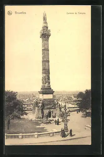 AK Brüssel / Bruxelles, Colonne du Congrès