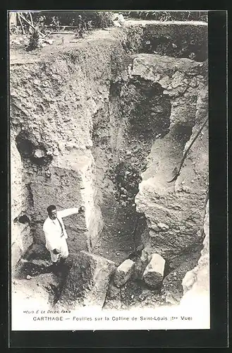 AK Carthage, Fouilles sur la Colline de Saint-Louis