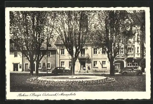 AK Rehau /Bayr. Ostmark, Maxplatz