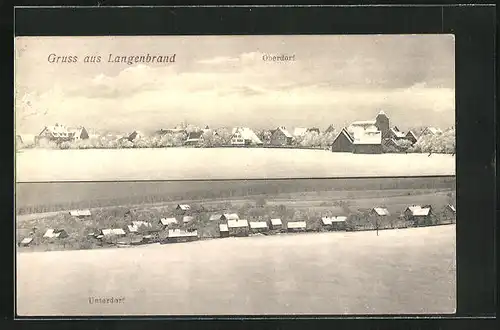 AK Langenbrand, Oberdorf, Unterdorf