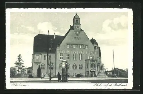 AK Heidenau, Blick auf das Rathaus