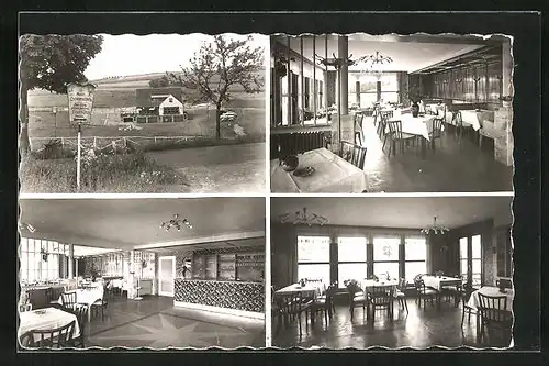 AK Altenahr, Gasthaus u. Pension Haus Sonnenschein, Innenansichten