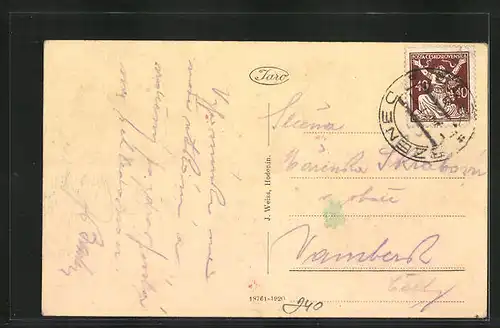 AK Göding / Hodonin, Realka, Radnice, Zamek