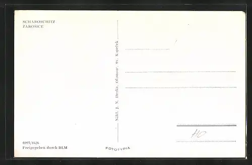 AK Scharoschitz, Strassenpartie im Ort