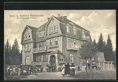 AK Fraureuth /Reuss, Gast- u. Kurhaus Fichtenreuth