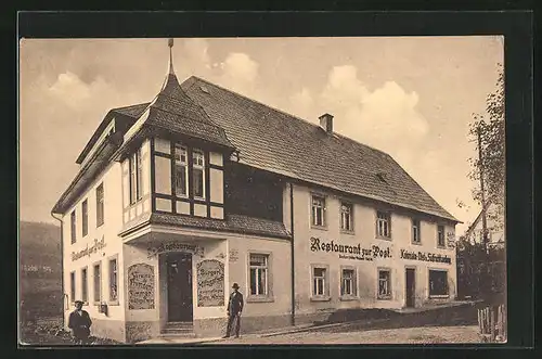 AK Neuhausen /Bez. Dresden, Restaurant zur Post
