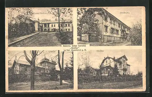 AK Velke Kuncice, Hlavni budova, Ondrejka, Skalka