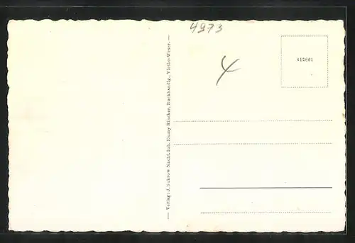 AK Vlotho an der Weser, Blick auf den Amthausberg